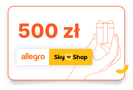 500 do wydania na allegro dla klientow sky shop